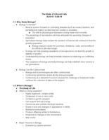 Biology and Cells notes