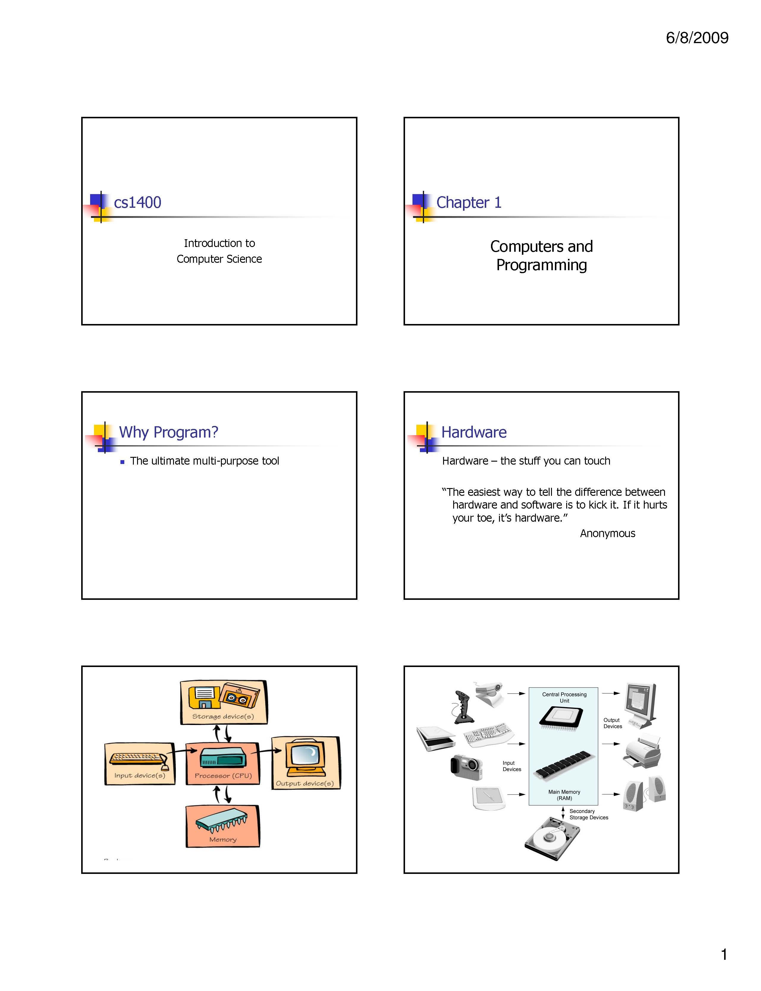 Introduction to Computer Science