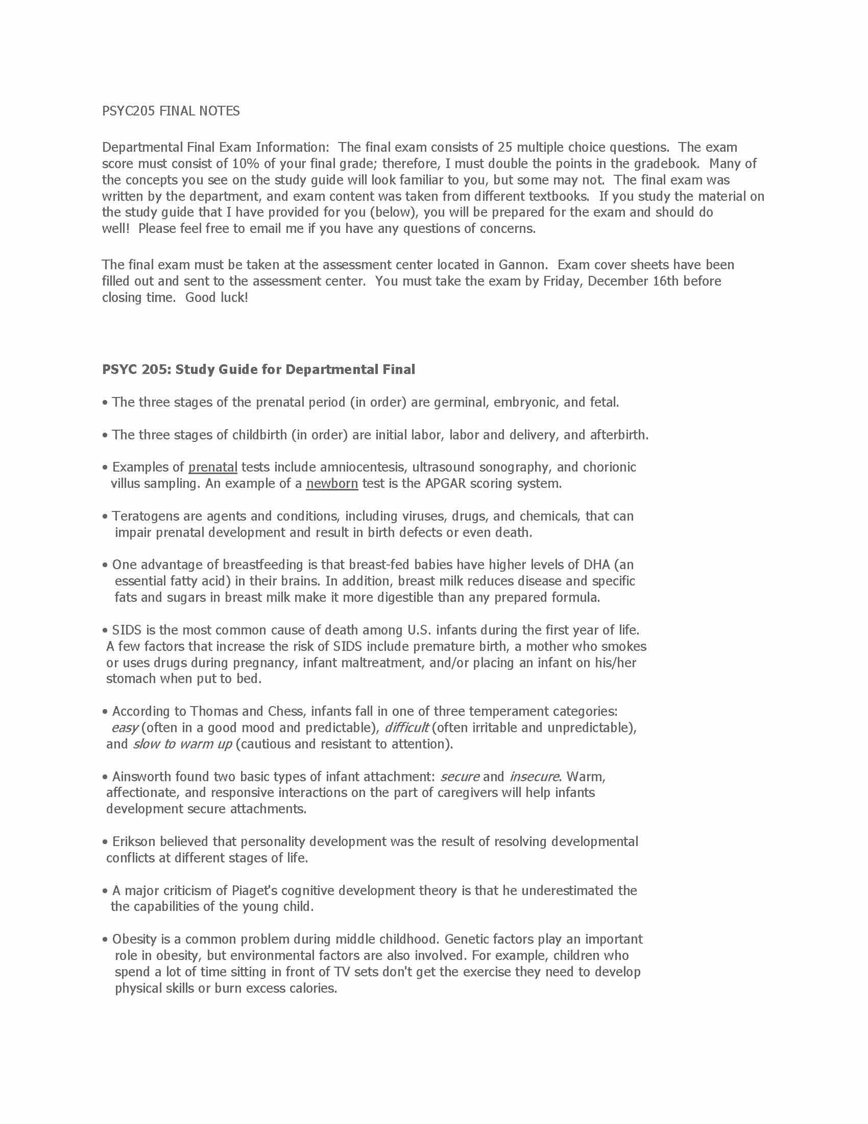 Human Growth and Development