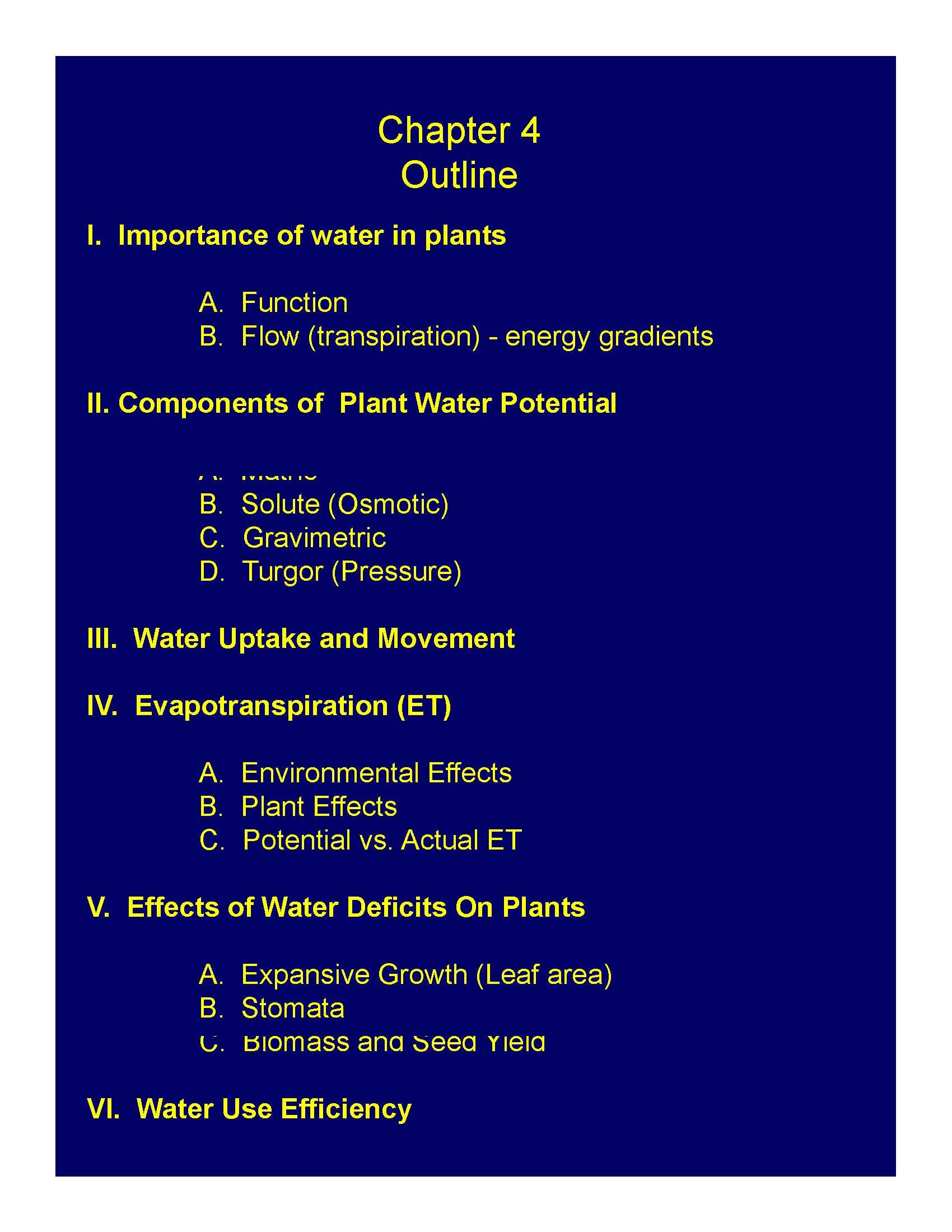 PHYSIOLOGY & EC CROPS