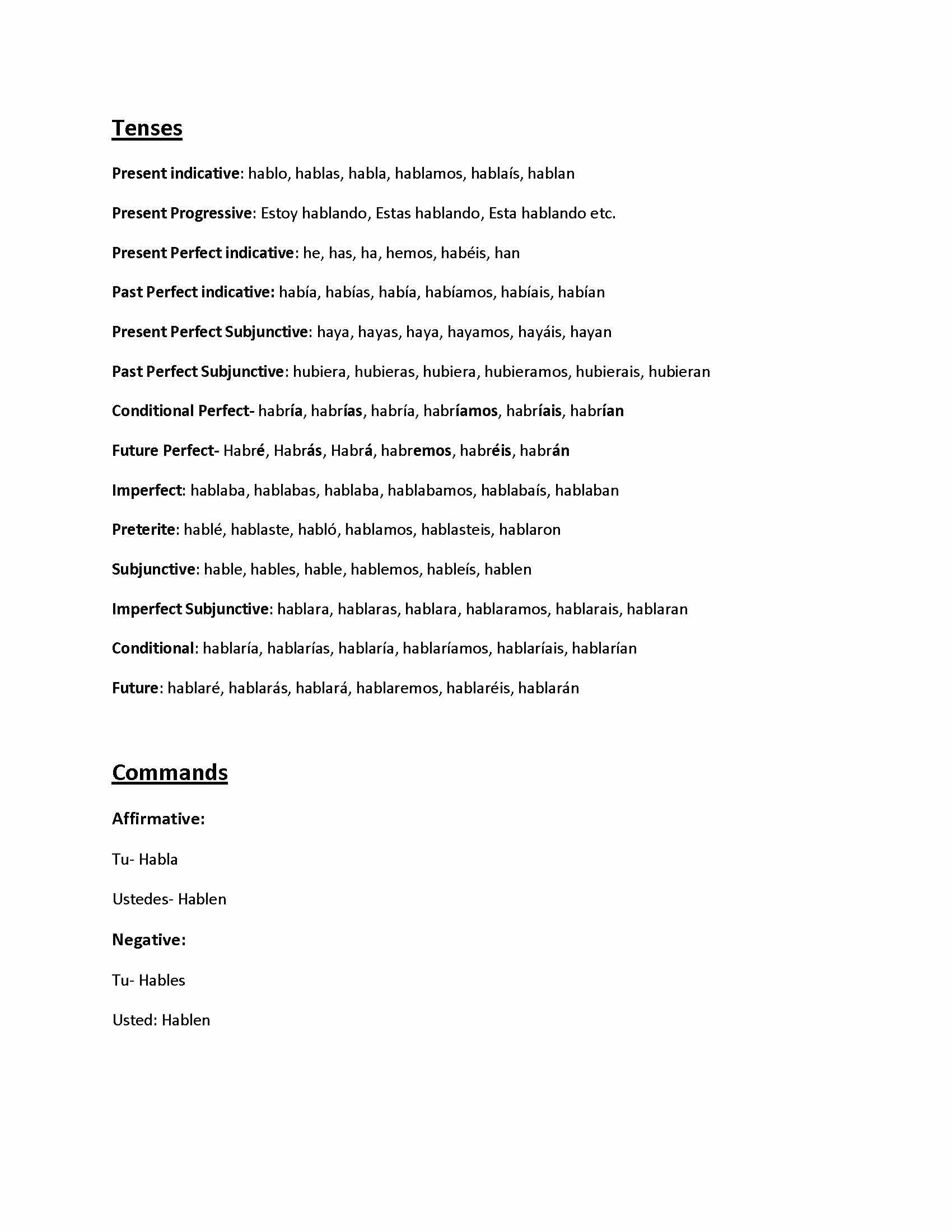 Intermediate Spanish