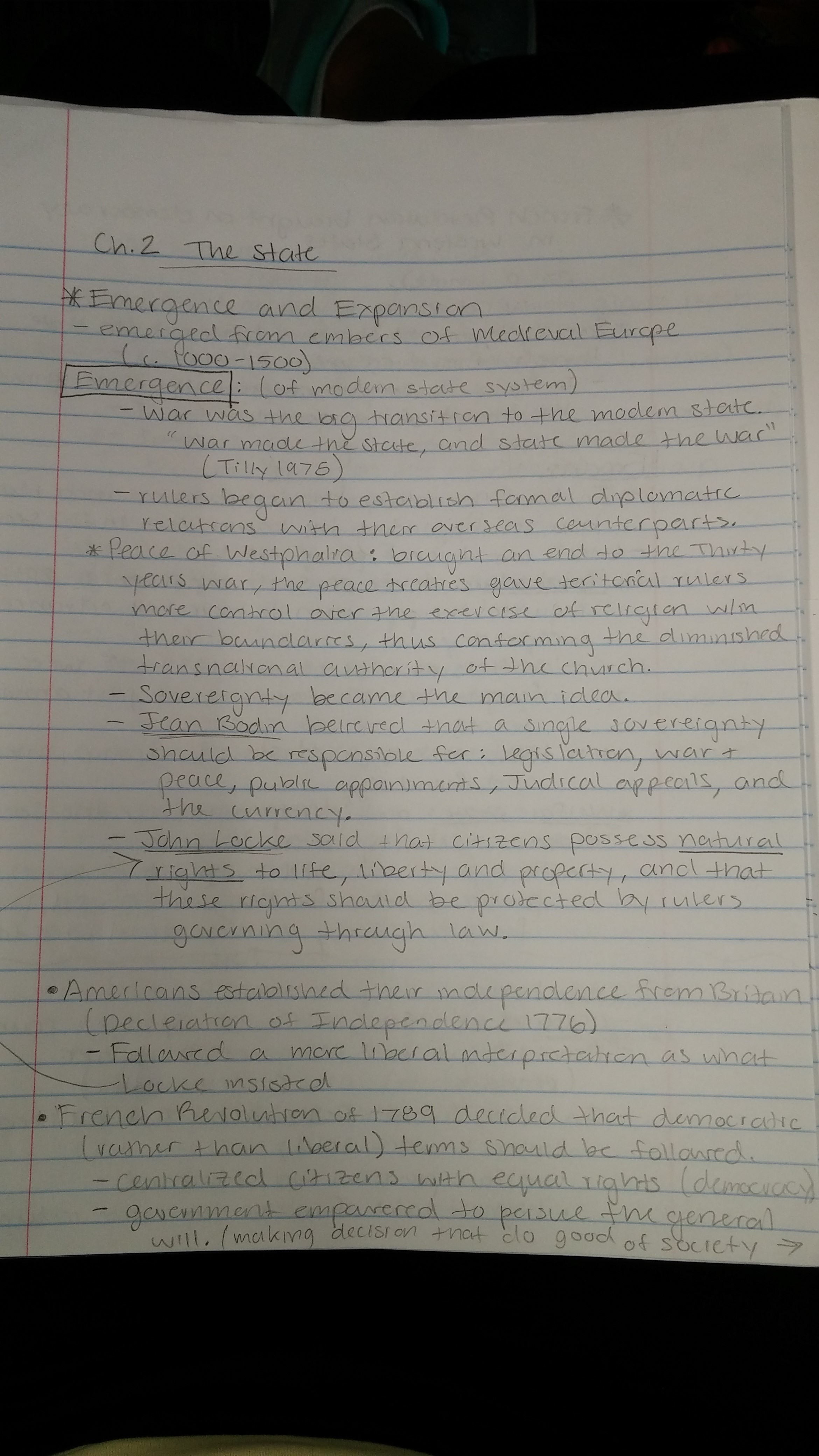 Chapter 2 reading notes