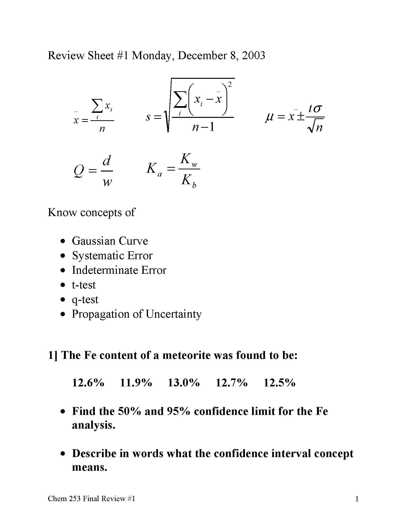 Quantitative Analysis