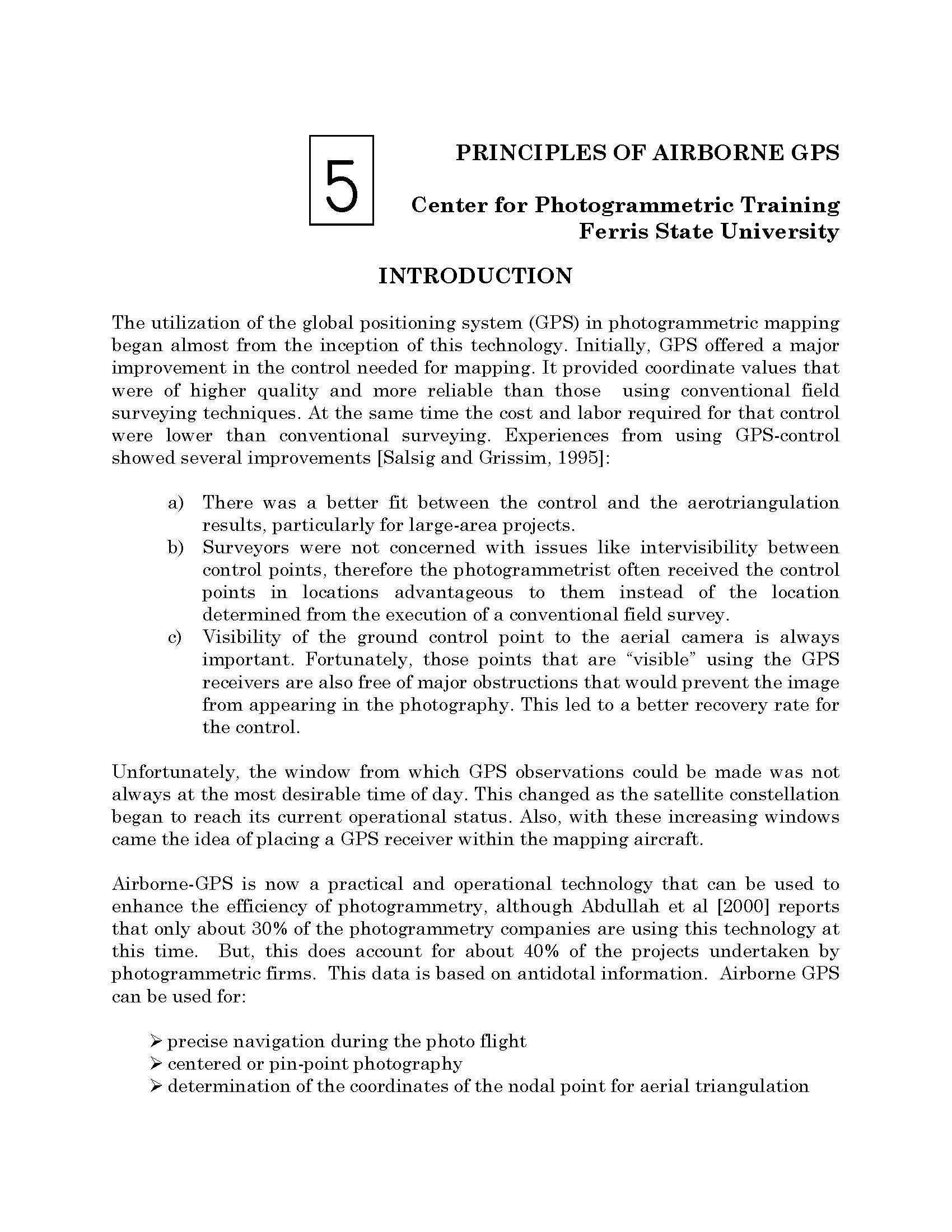 Advance Photogrammetry