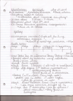 Exam 1 study notes