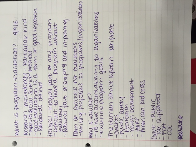 Class Notes