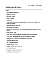 Week of October 5, 2015