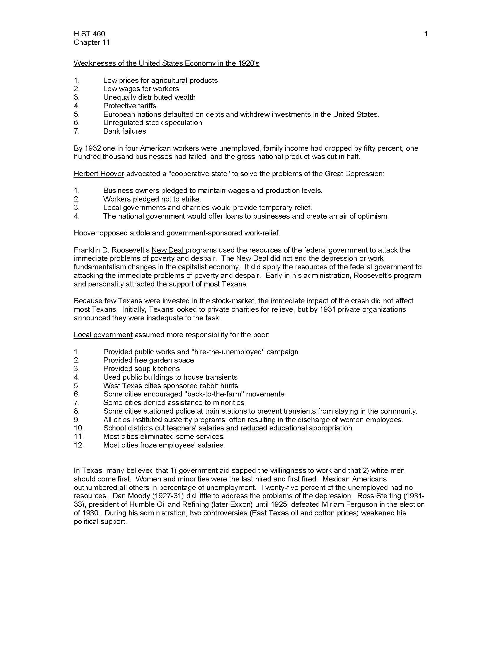 Cultural History of Texas