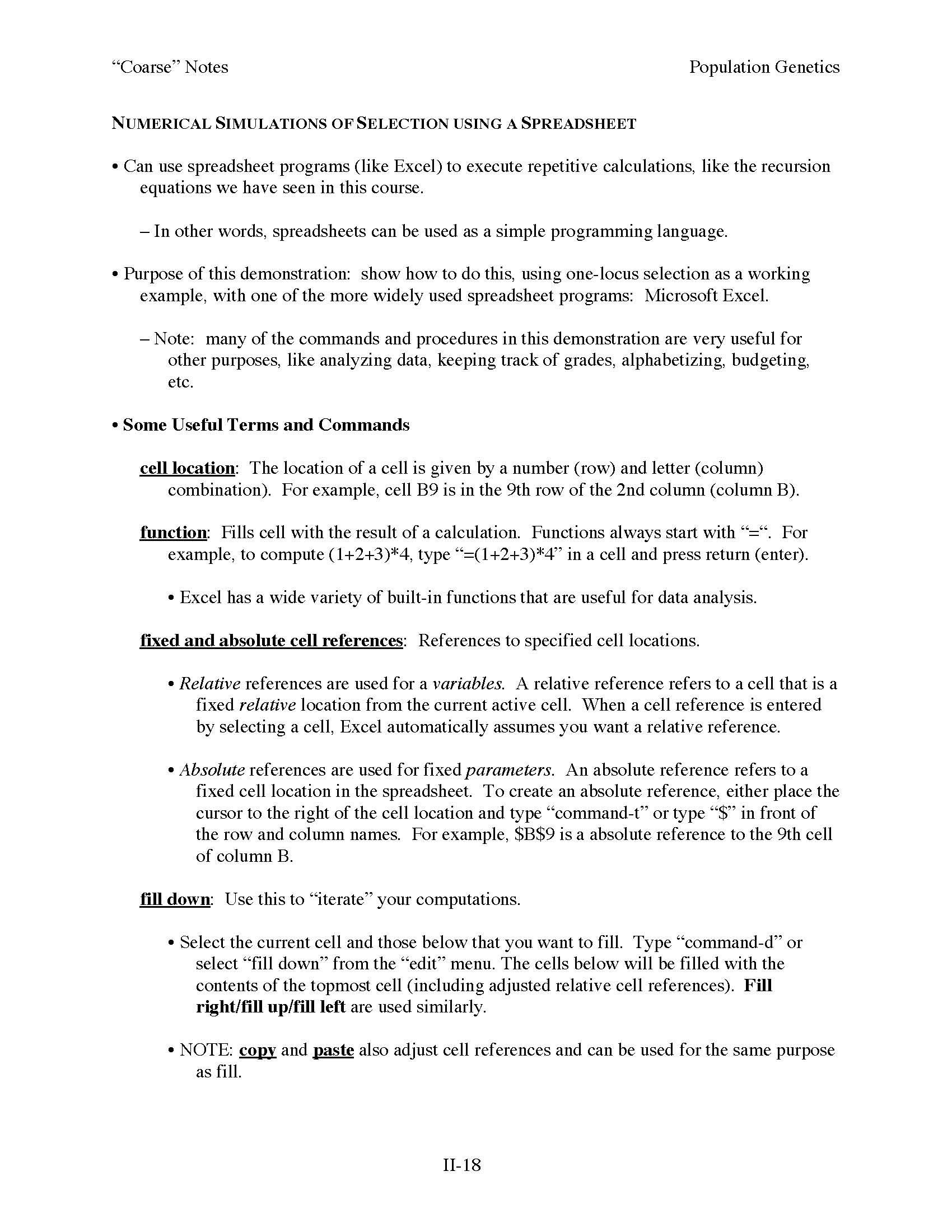 Introduction to Population Genetics