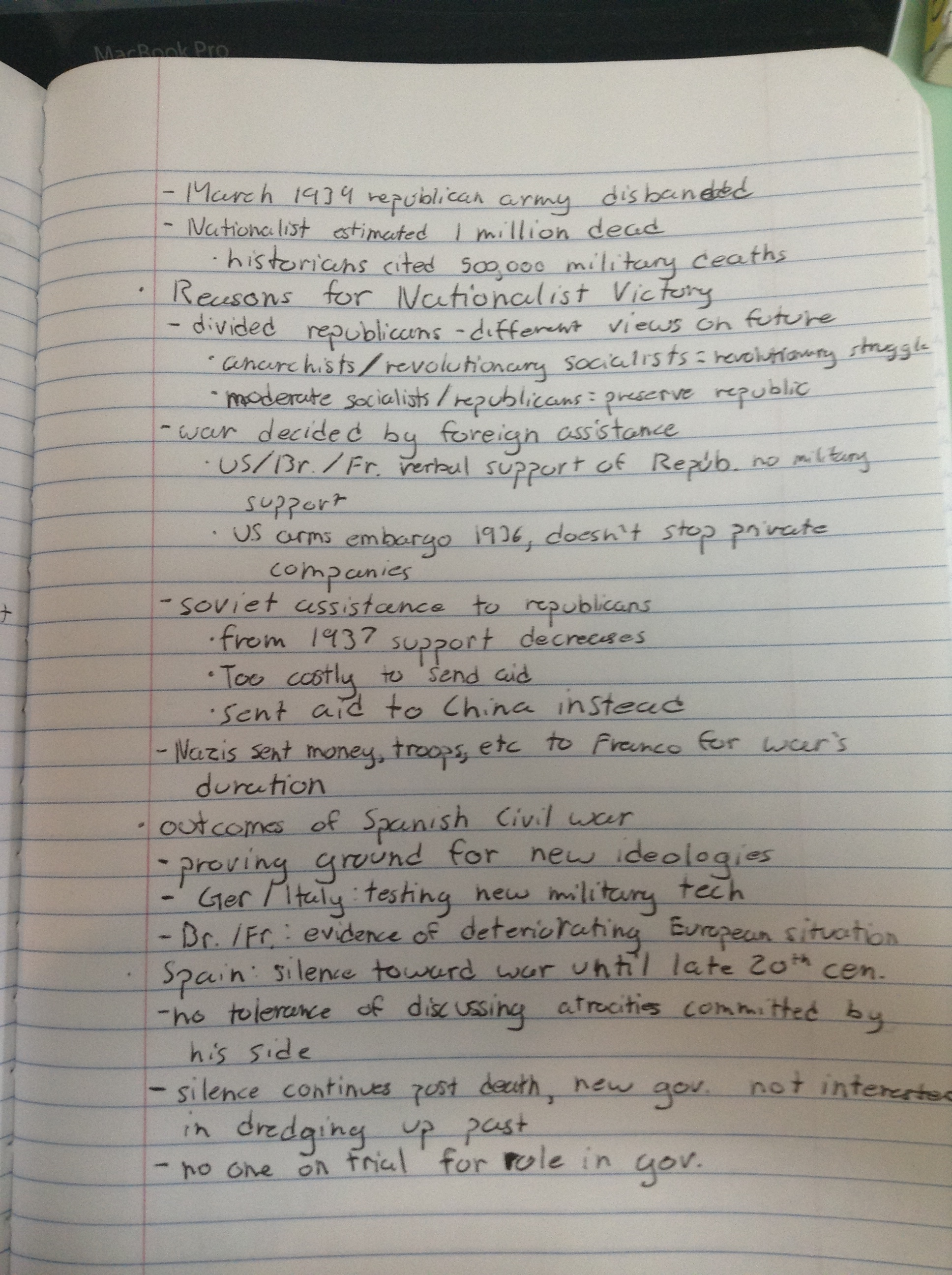notes week 1