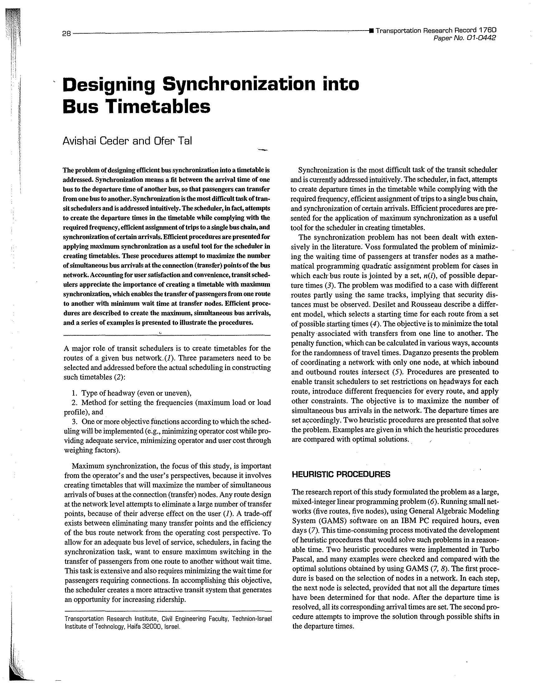 Public Transportation