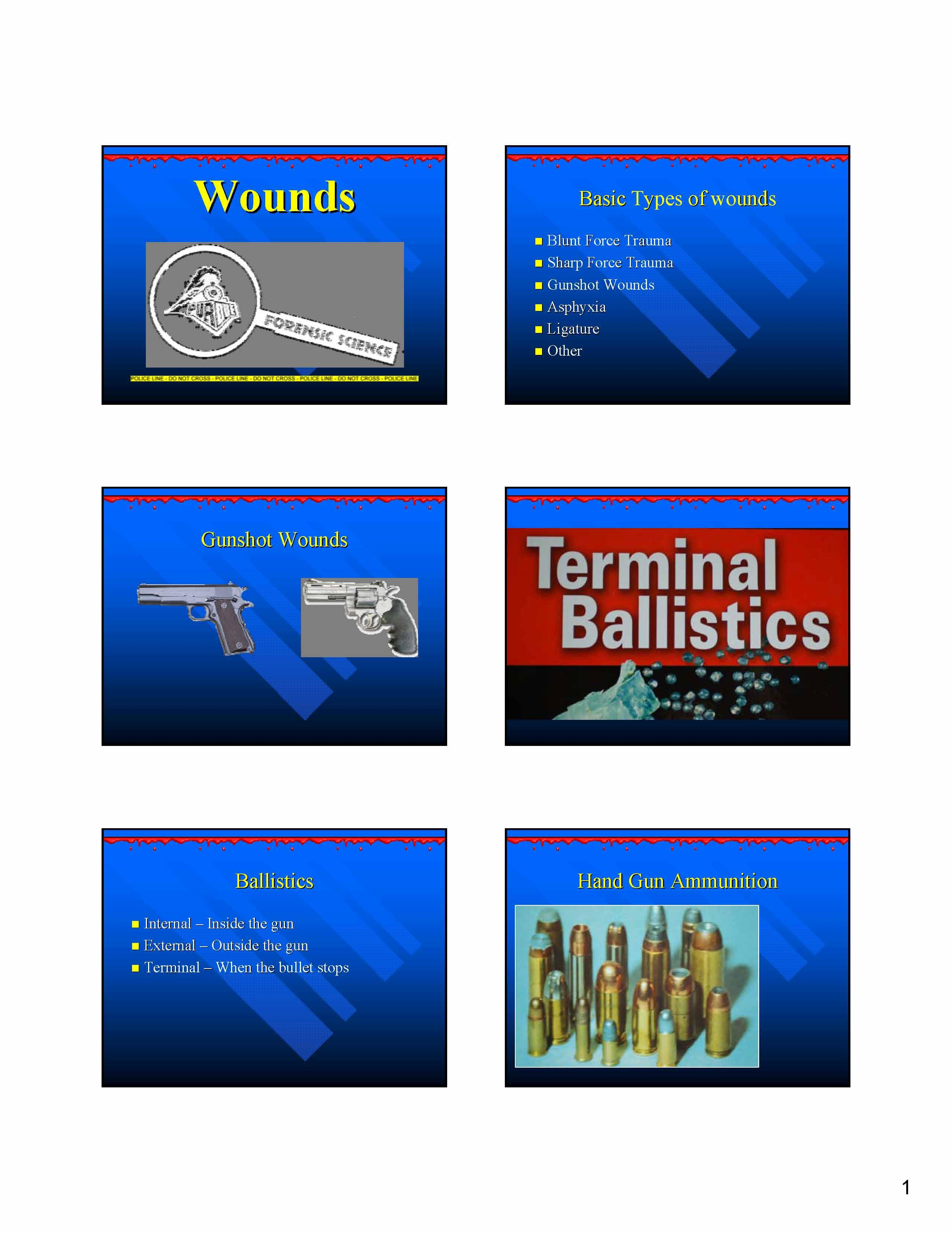 Introduction To Forensic Science