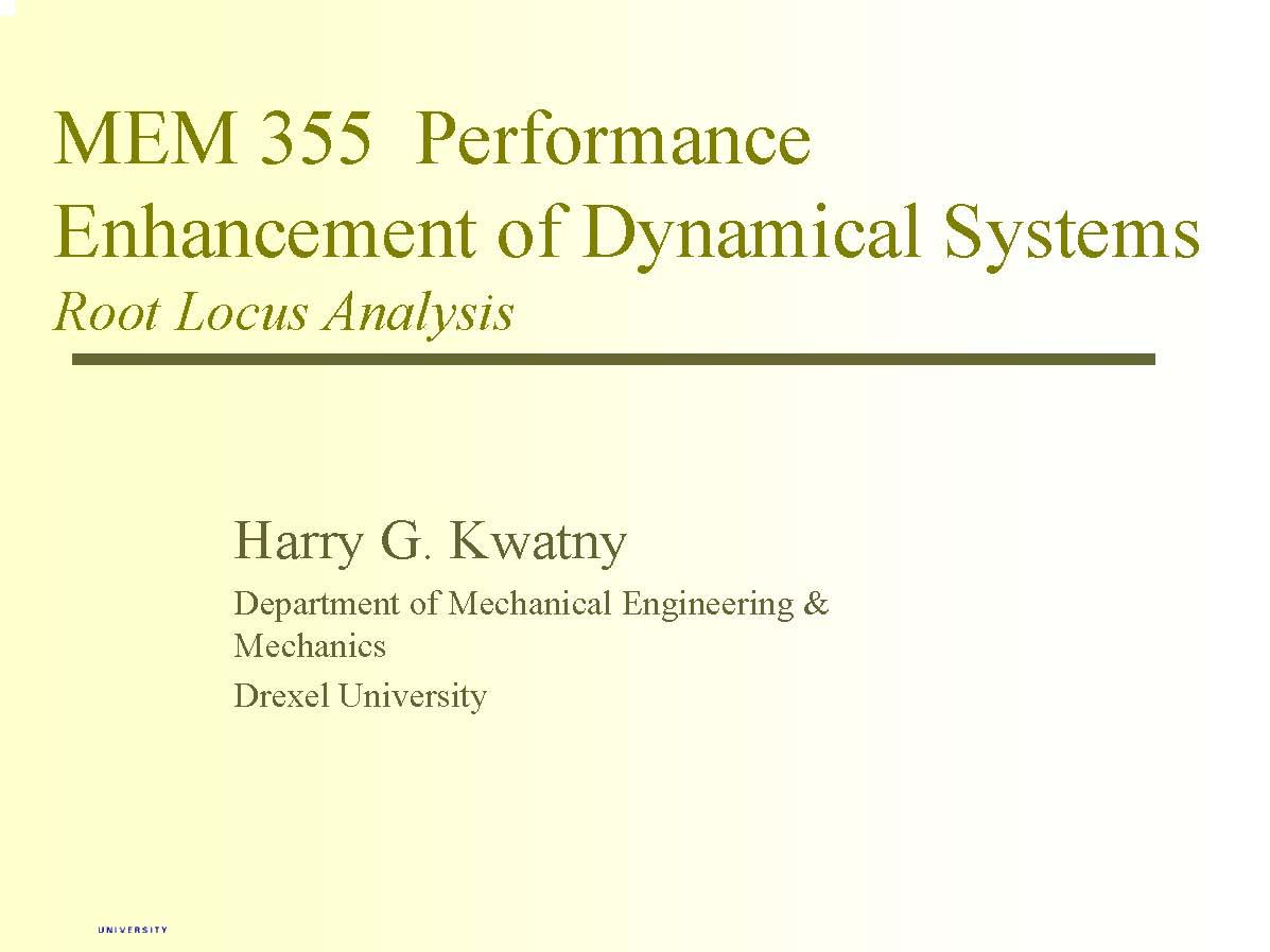 PerformanceEnhancementofDynamicSystems