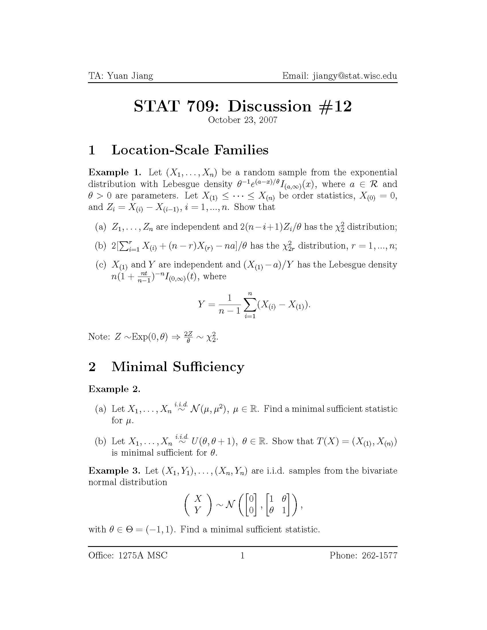 Mathematical Statistics