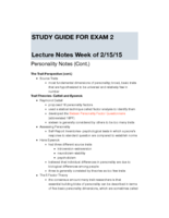Pys-P102 Study Guide for Exam 2