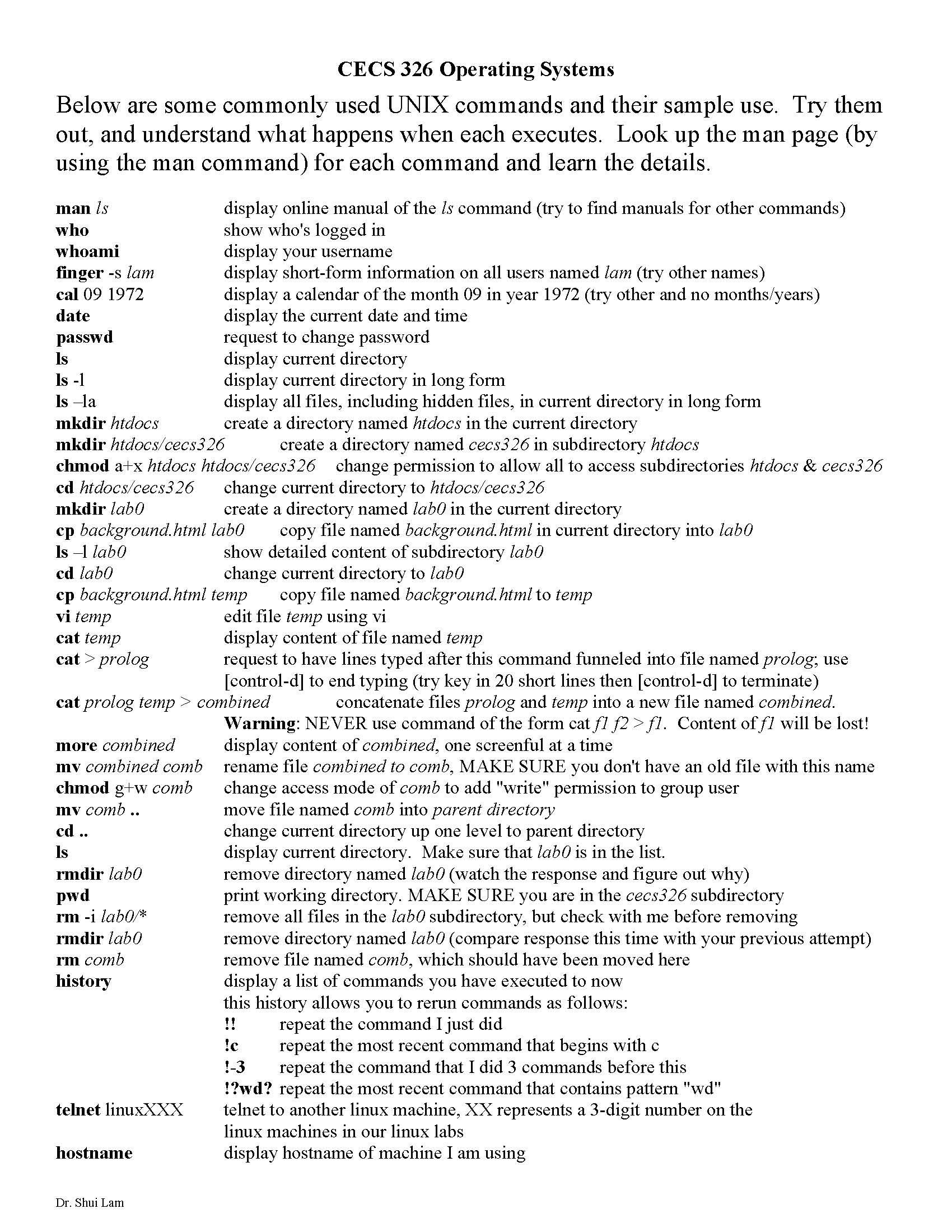Operating Systems