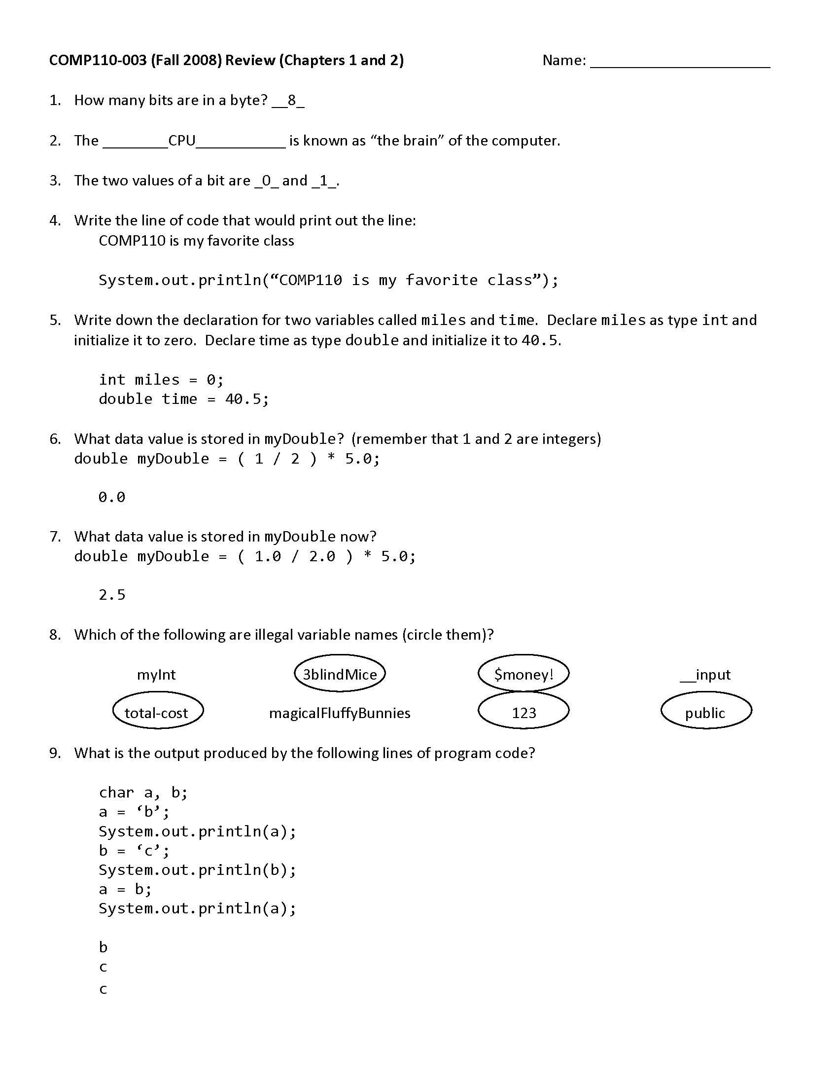 Introduction to Programming