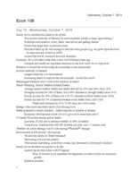 Week 6 Notes (10/7-10/9/2015)