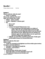 Lectures on the Republic Book I - II