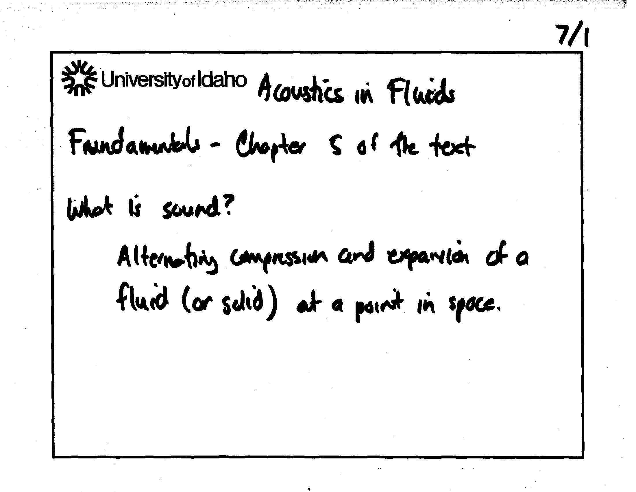Engineering Acoustics