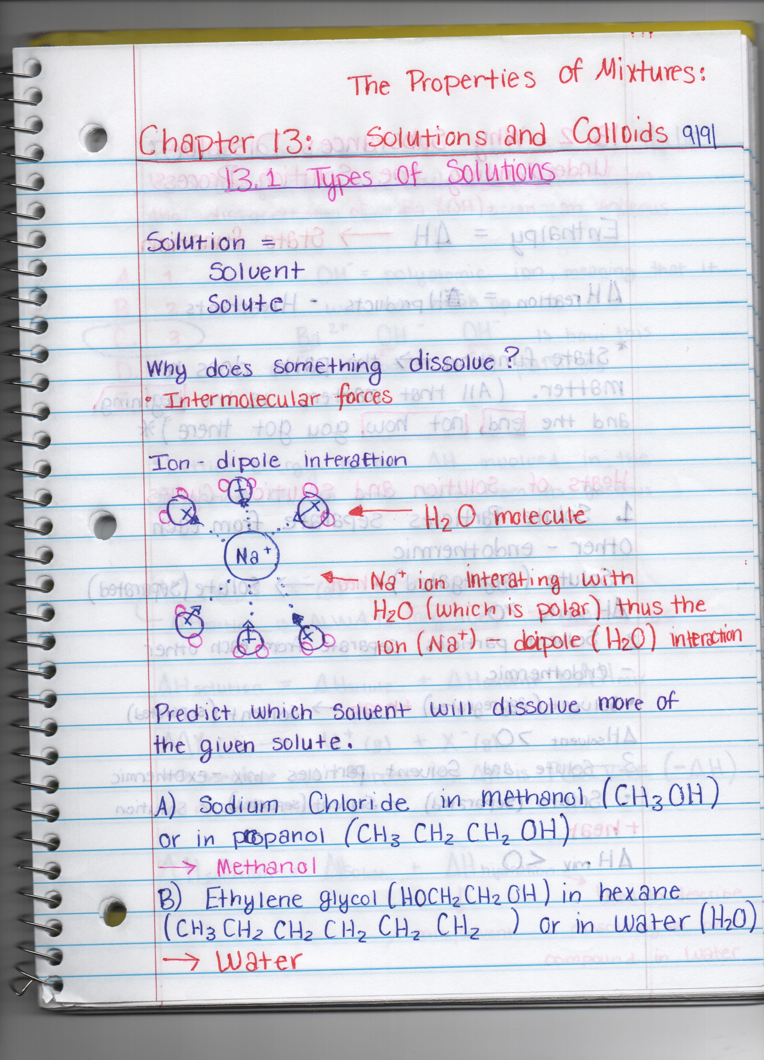 Lecture Notes (week 3: 9/9/15- 9/11/15)