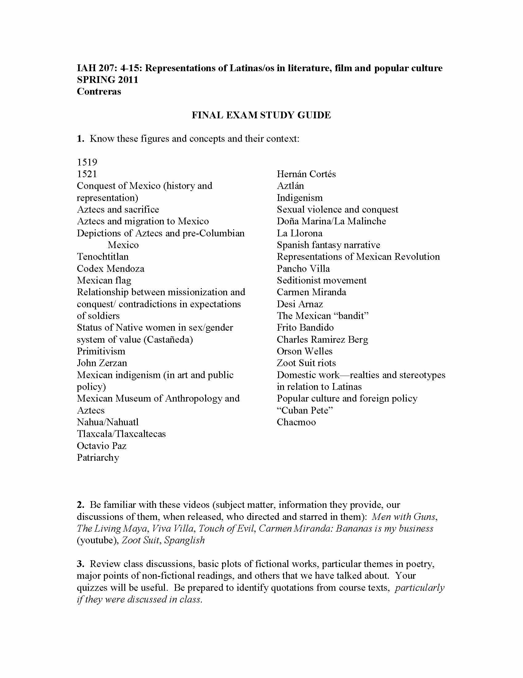 Lit, Cultures, Identities (I)