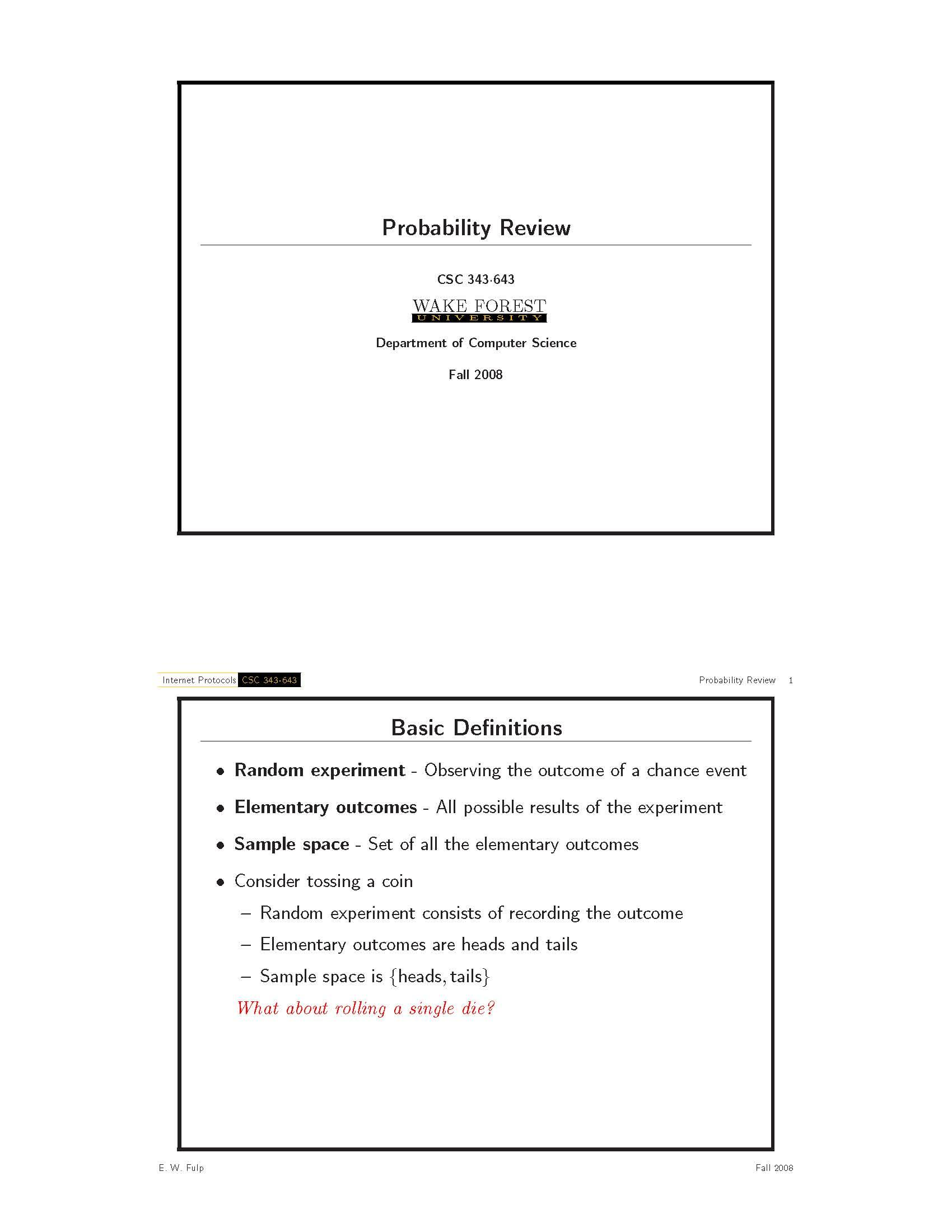 Internet Protocols