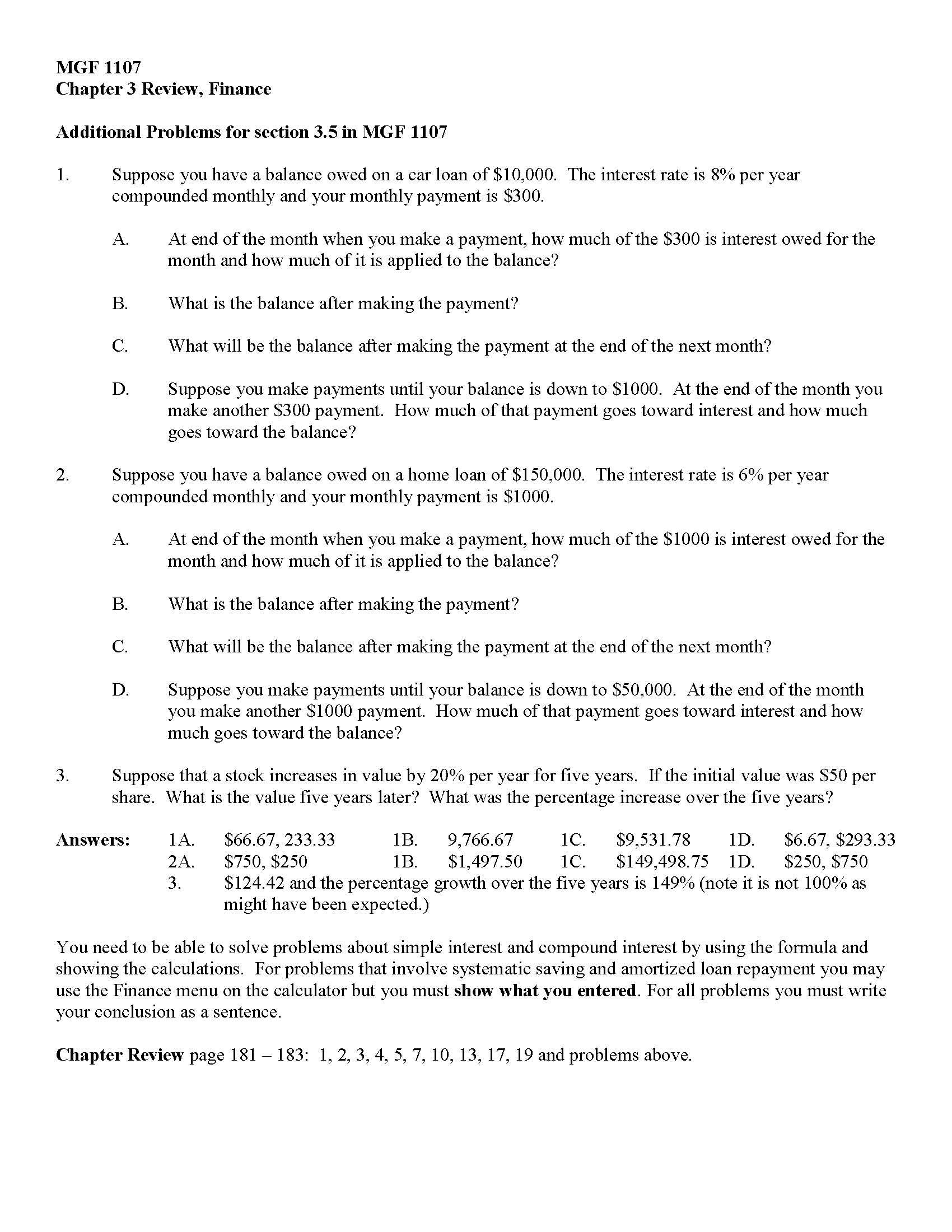 Math for Liberal Arts