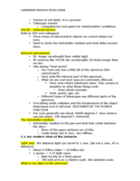 ASTRONOMY EXAM 1 STUDY GUIDE