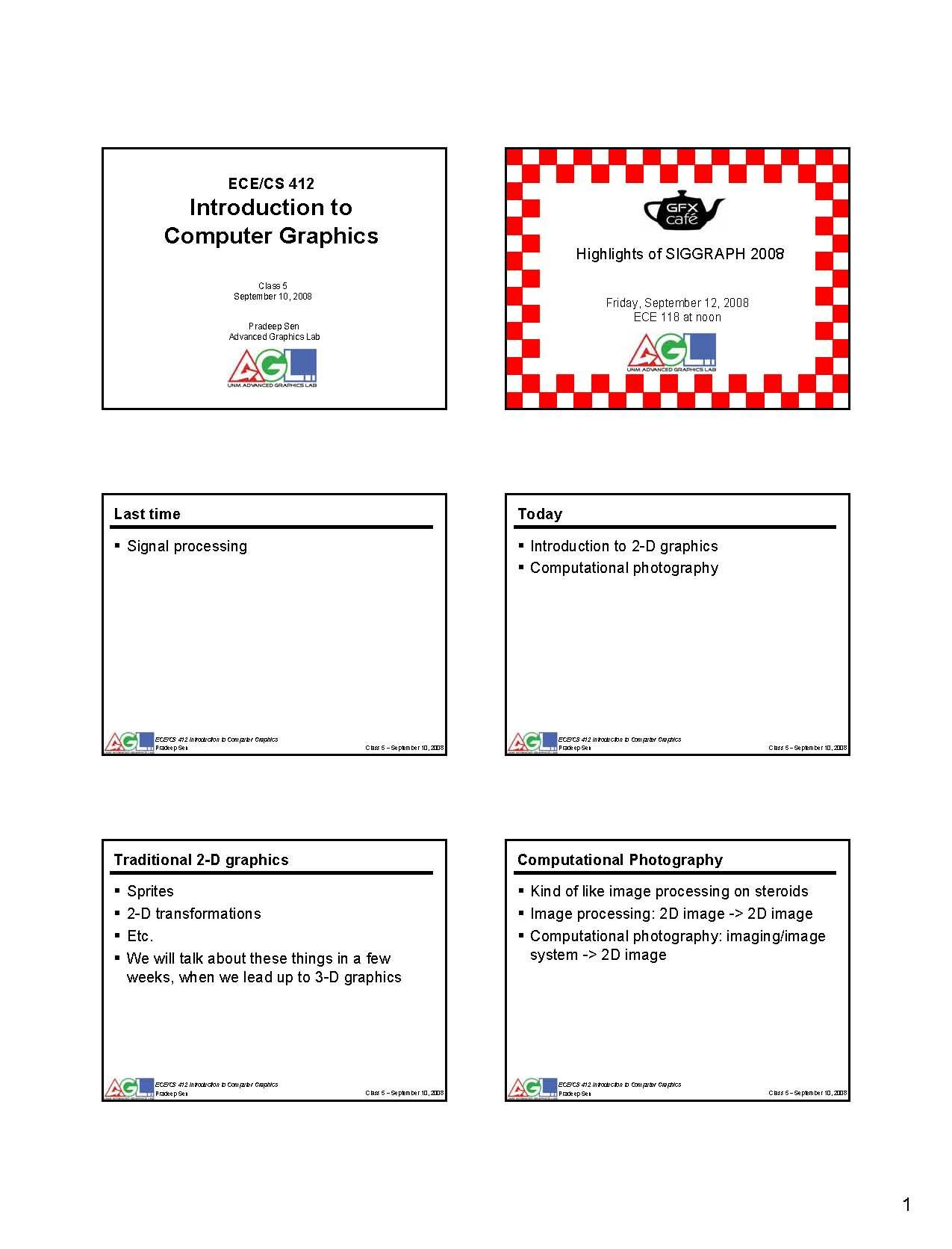 Introduction to Computer Graphics