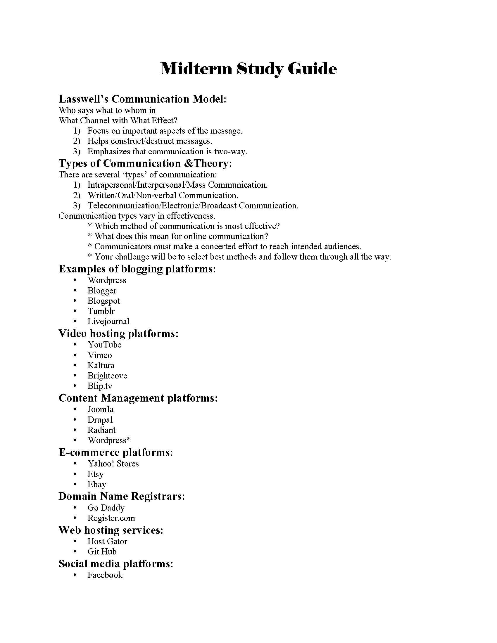 ELECTRONIC COMMUNICATION