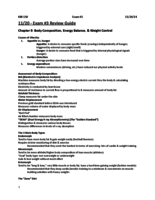 Exam #3 Review Guide