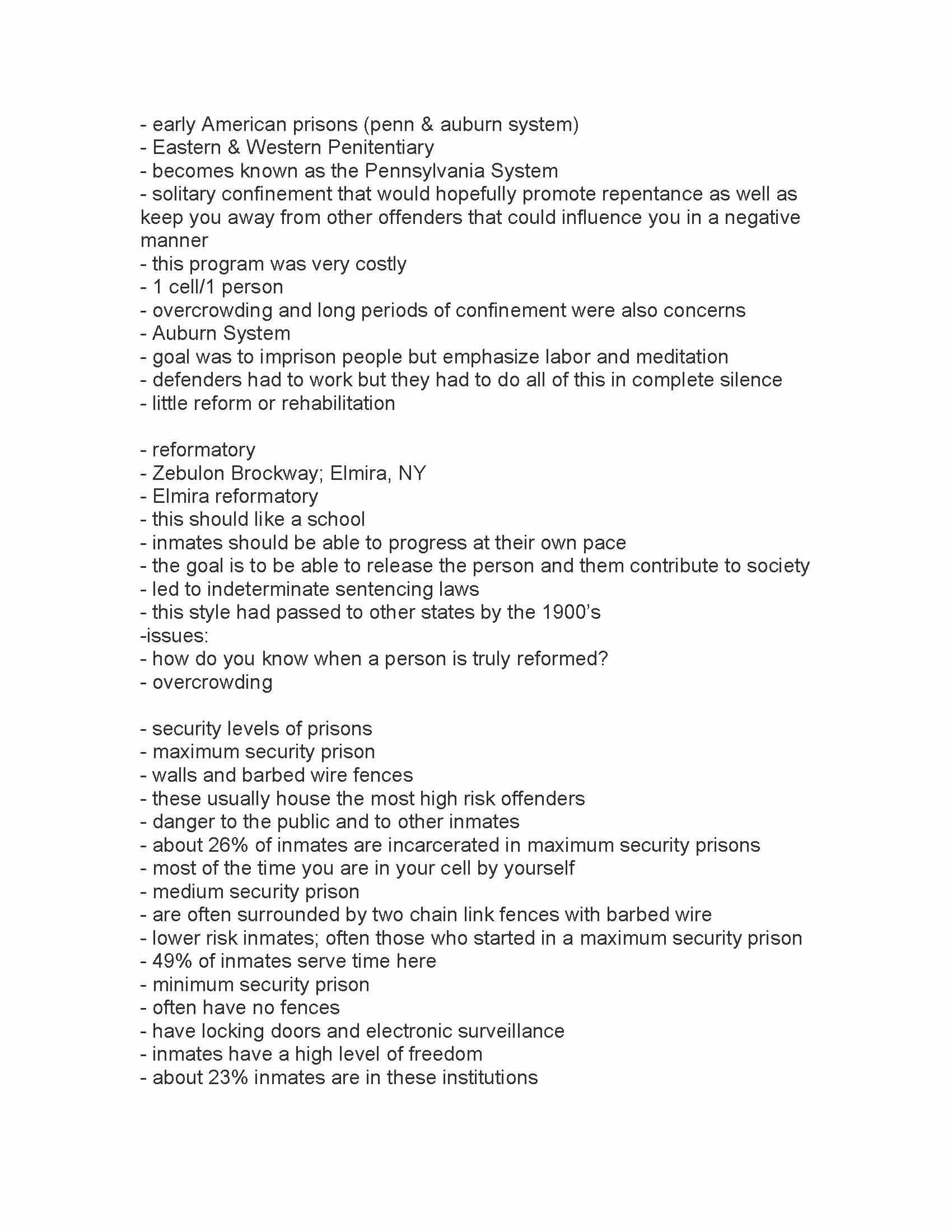 Criminal Justice System