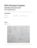 September Midterm Study Guide