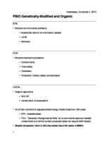 Plant Modifications and Labels