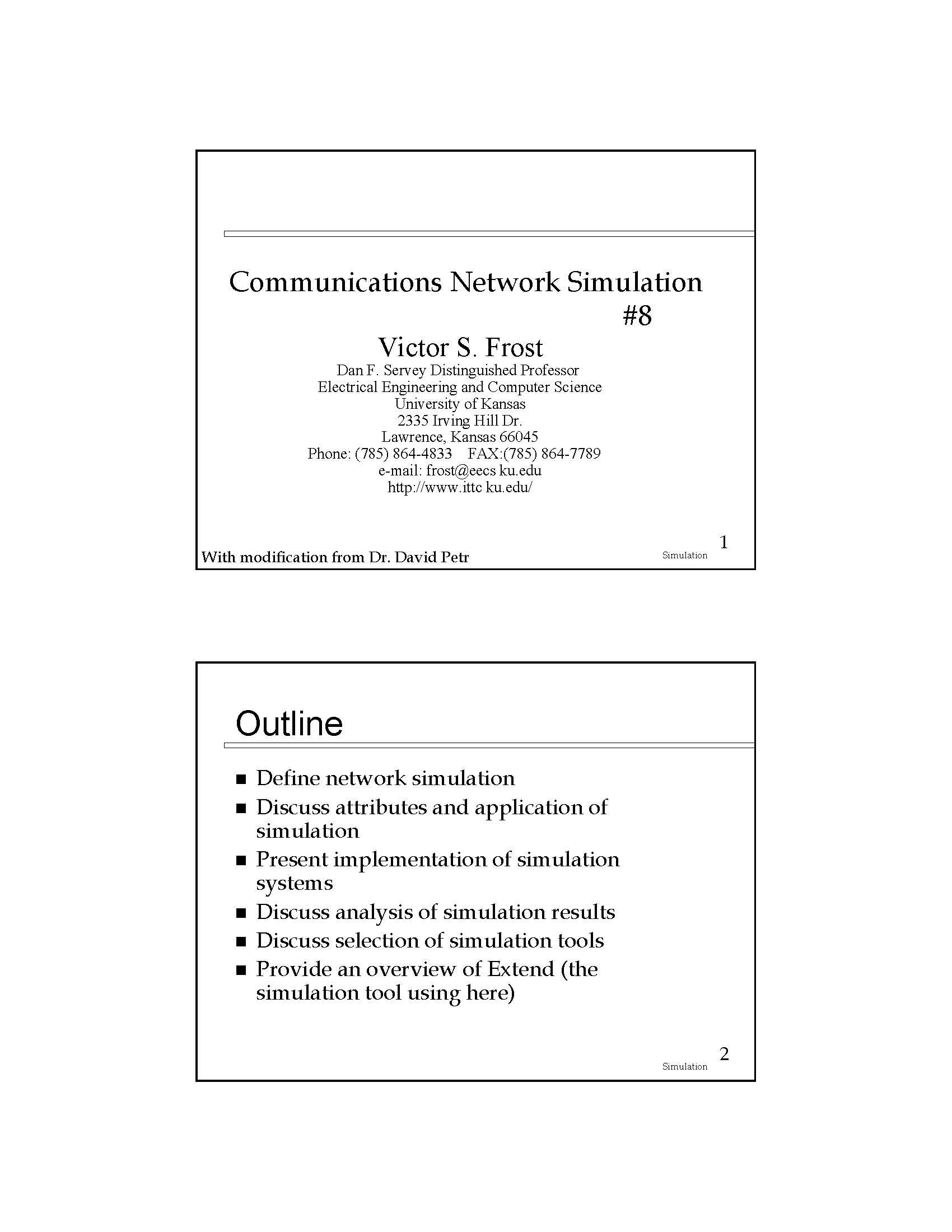Intr to Communication Networks