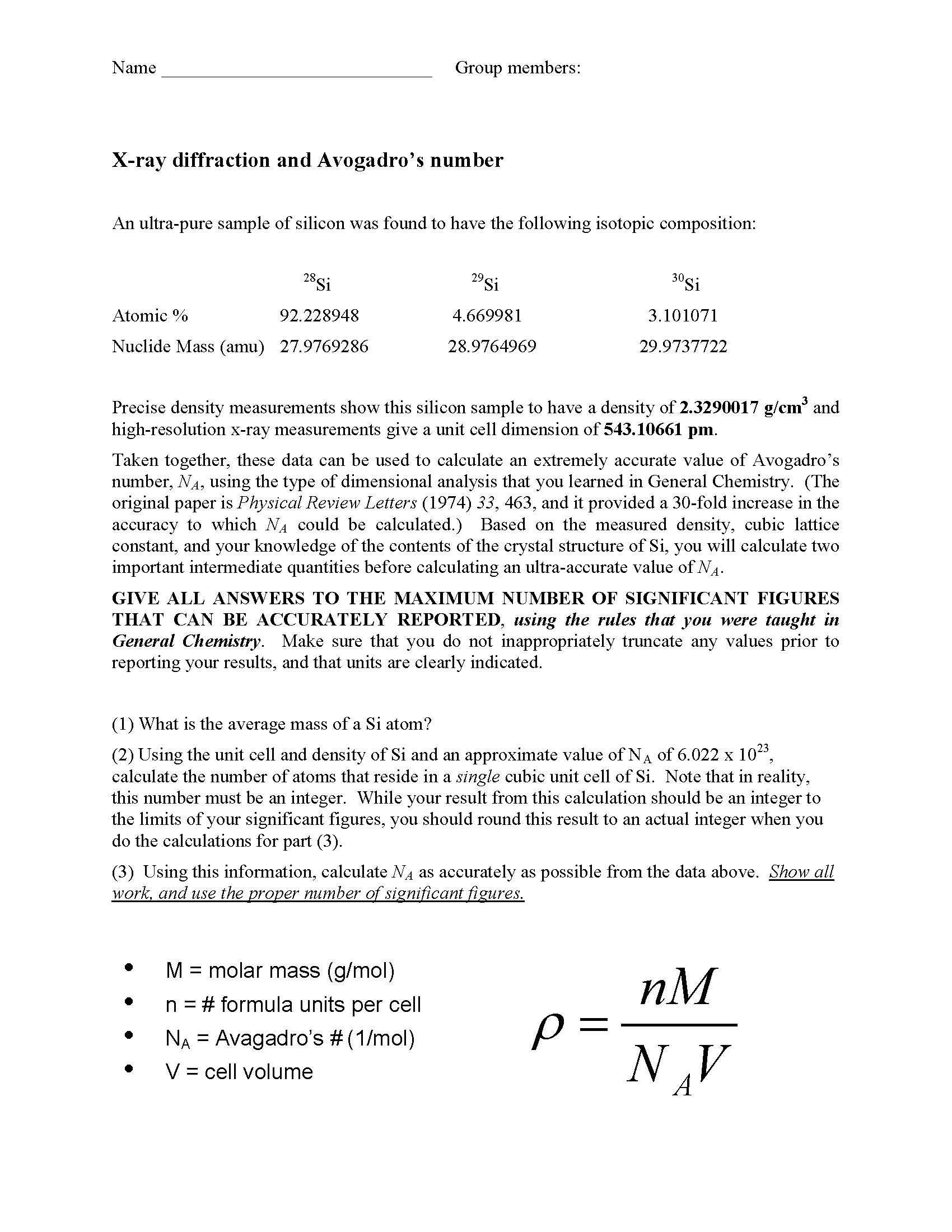 Intro Inorganic Chem Lab
