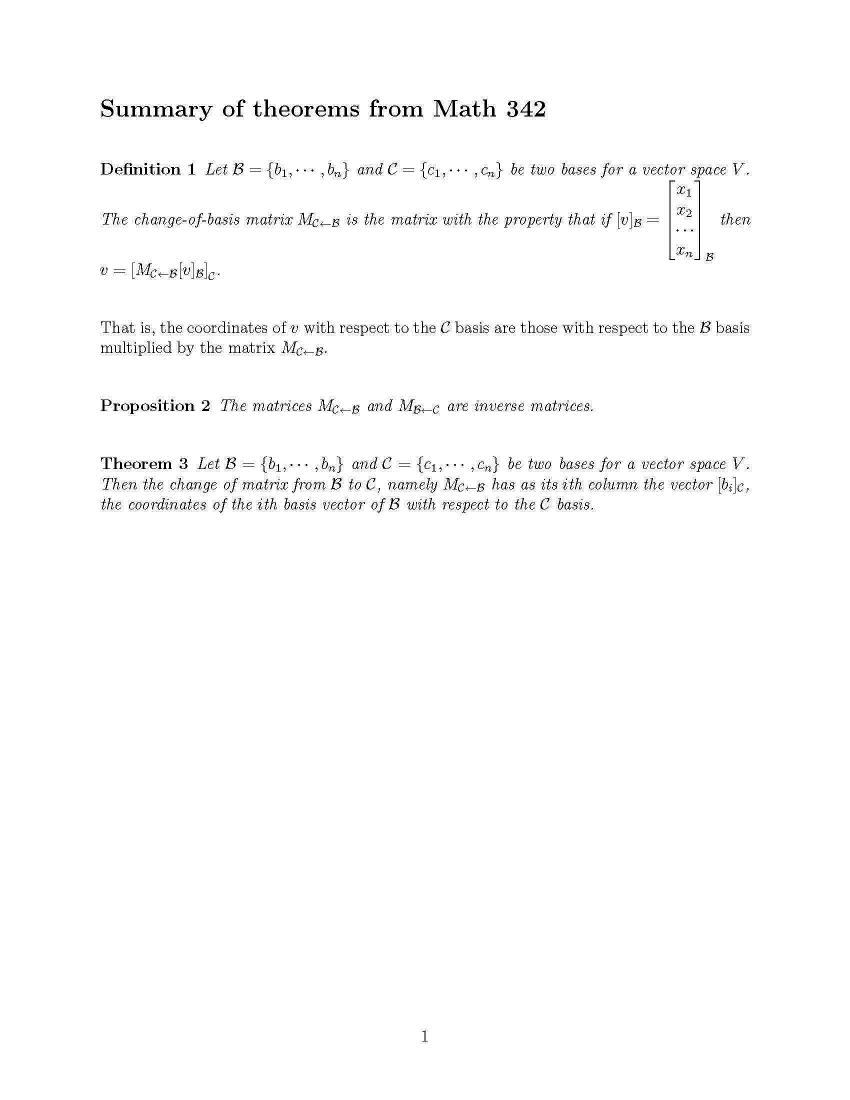 Elem Linear Algebra