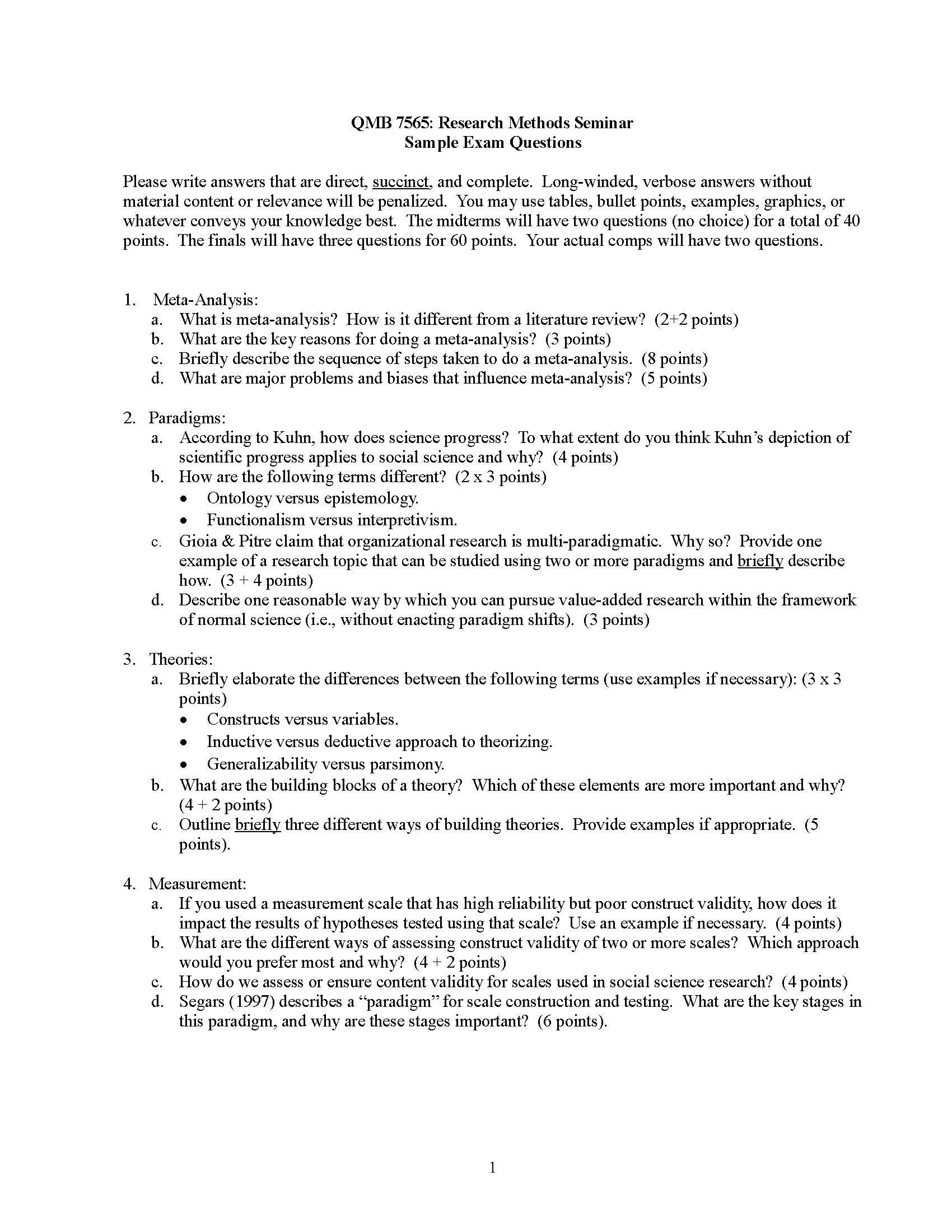 Intro to Research Methods