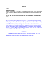 ENG 221 Week 3 (DQ 1 and DQ 2)