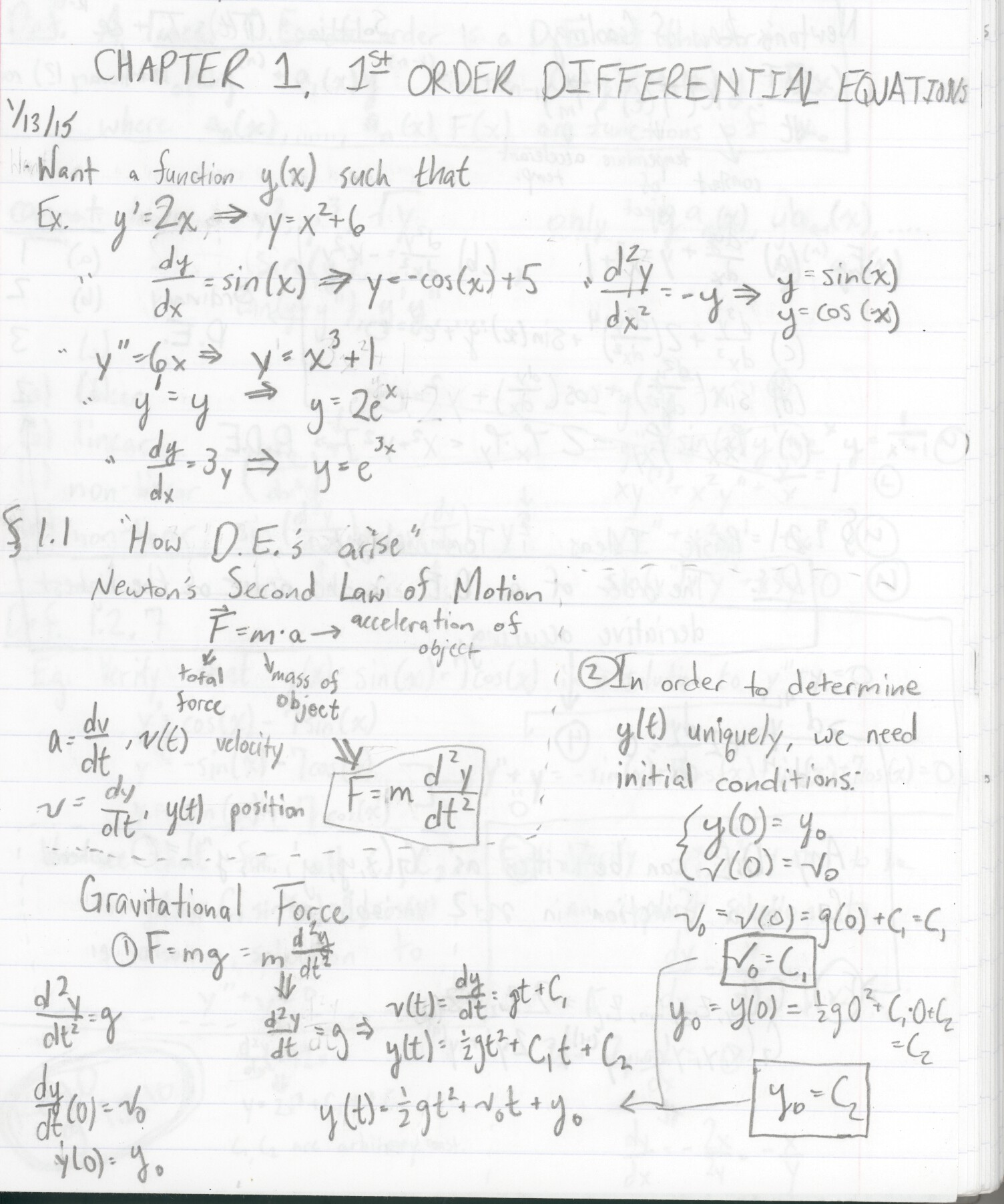 Chapter 1 notes