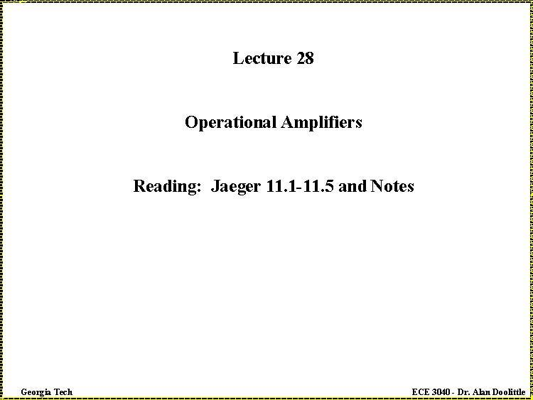 Microelectronic Circuits