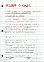 Lectures 9-10 (PSY 302)