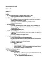 Econ notes week 1