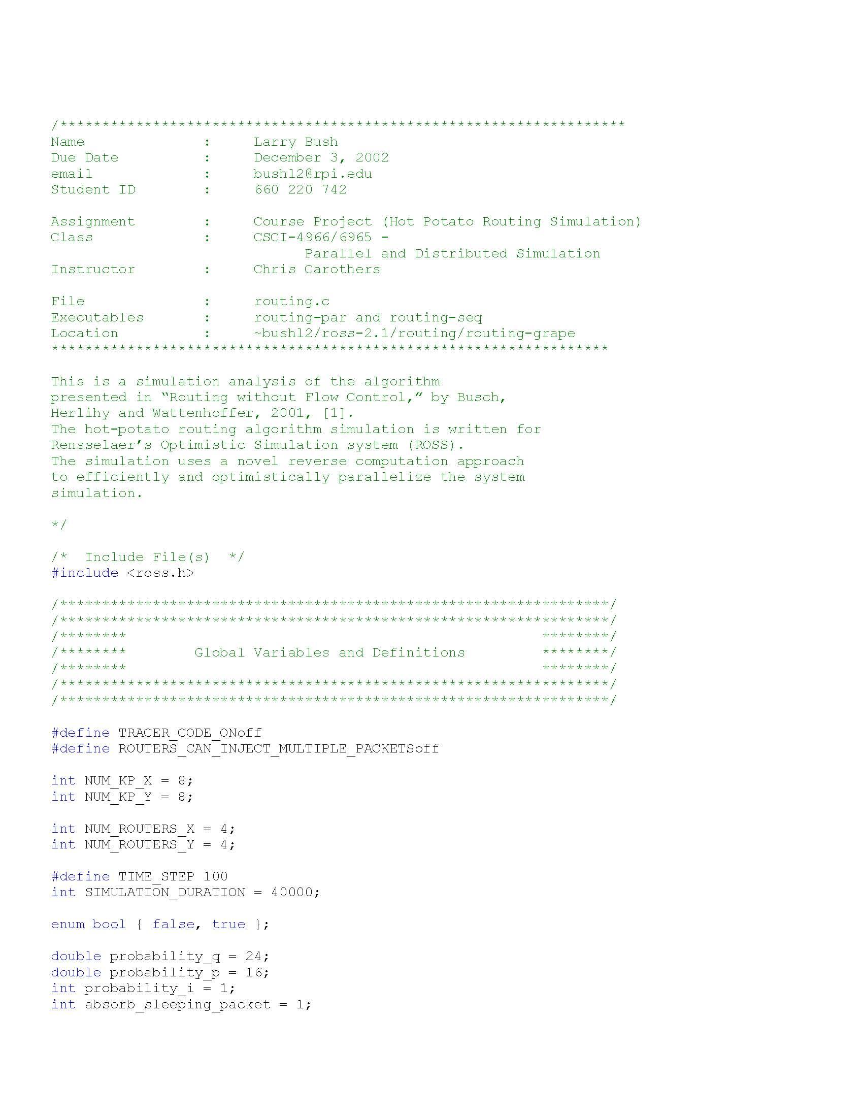 COMPUTER NETWORKING II