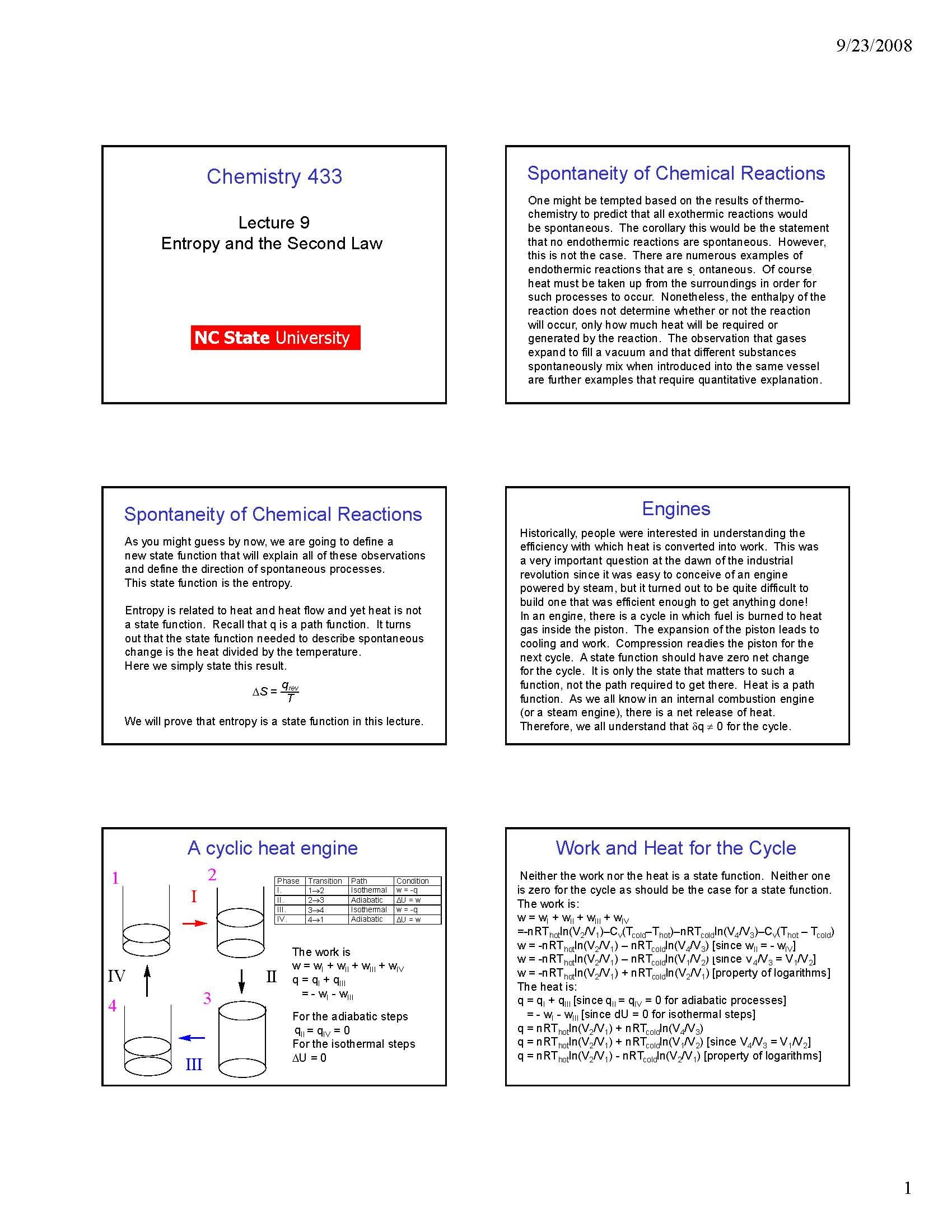 Physical Chemistry II