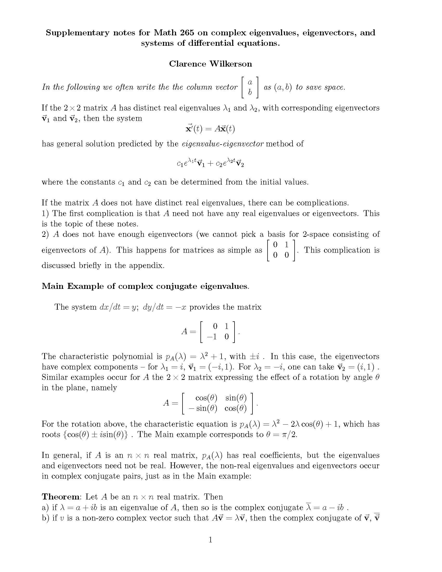 Linear Algebra