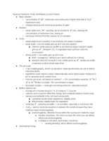 Aqueous Solutions, Acids, and Bases: Lecture 3