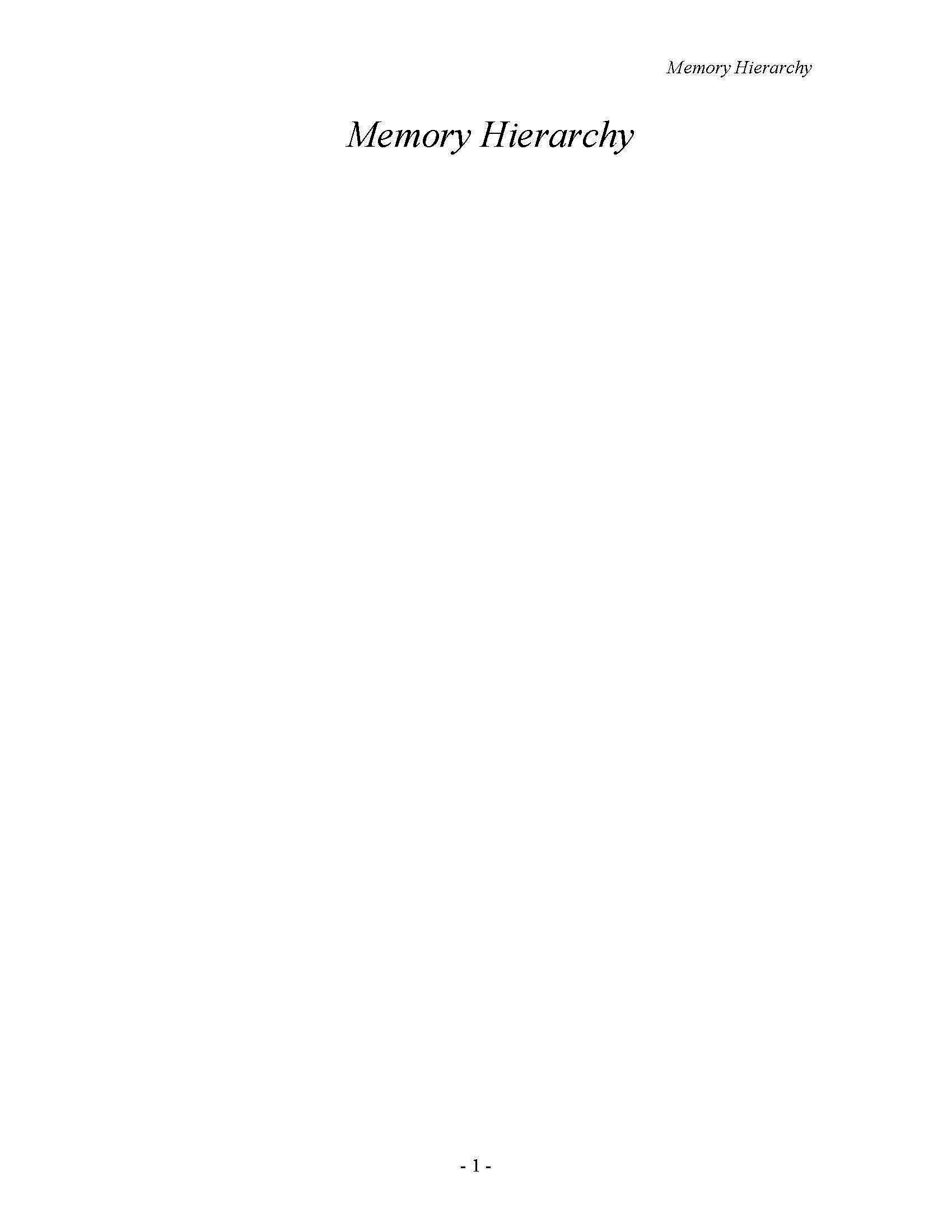 Adv Comput Architecture