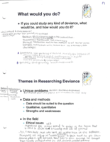 Deviance in Society- Part 3